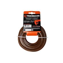 Жилка косильна Tekhmann Квадрат з кордом 3,0 мм × 15 м (42430015)