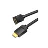 Кабель мультимедийный HDMI M to HDMI M 2.0m V2.0 4K60Hz 90° corner PVC black Vention (AAQBH) - Изображение 1