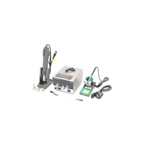 Паяльная станция Bakku BK-909 A+, цифровая индикация, 800 W, паяльник/паяльный фен, блок регулировки (BAKKU BK-909A+)