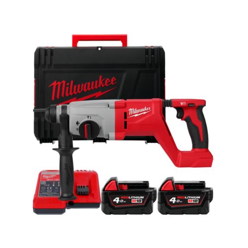 Перфоратор Milwaukee SDS-PLUS, M18 BLHACD26-402X, 2,6Дж ЗУ М12-18 С, 2x4ah, HD кейс (4933492480)