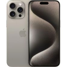 Мобільний телефон Apple iPhone 15 Pro Max 256Gb eSim (Grade A) Natural Titanium USED (iP15PM2eNaT_A)