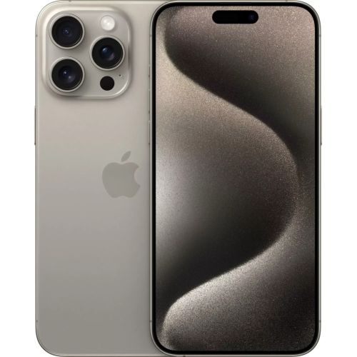 Мобільний телефон Apple iPhone 15 Pro Max 256Gb eSim (Grade A) Natural Titanium USED (iP15PM2eNaT_A)