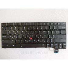 Клавиатура ноутбука Lenovo ThinkPad T460/T460P черн.с черн.рамк/с ТП/с подсв.UA/RU/US (A43476)