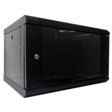 Шкаф настенный Hypernet 6U 19 600x600 (WMNC66-6U-FLAT-BLACK)