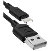 Дата кабель USB 2.0 AM to Lightning 1.0m Fast T-L829 Black T-Phox (T-L829 Black) - Зображення 1