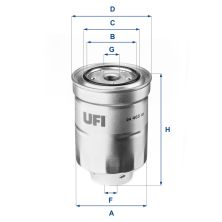 Фильтр топливный UFI 24.465.00