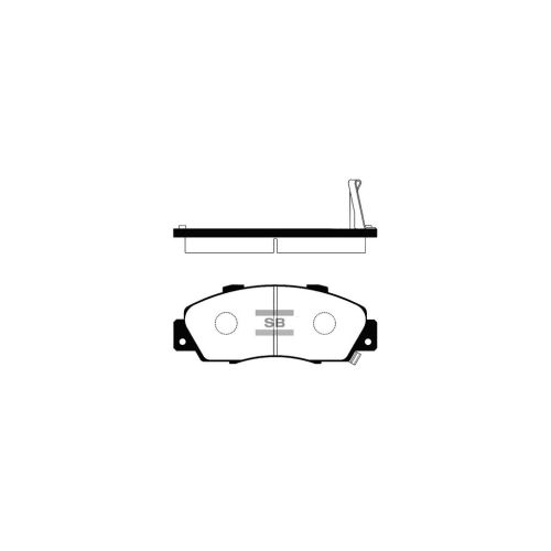 Тормозные колодки HI-Q SP1076-F