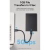 Карман внешний Vention 2.5 HDD/SSD USB 3.0 Micro-B Black (KPAB0) - Изображение 2