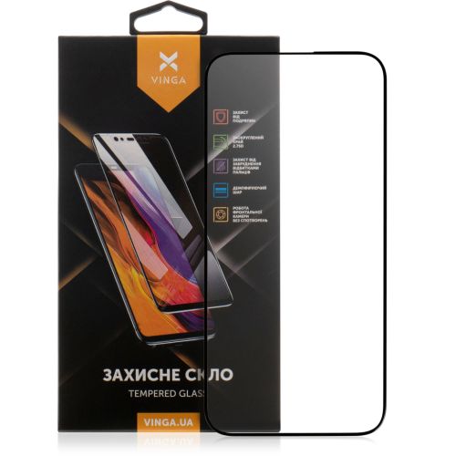 Стекло защитное Vinga Apple iPhone 15 Pro Max (VGIP15PM)