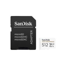 Карта памяти SanDisk 512GB microSDXC High Endurance UHS-I U3 V30 + SD adapter (SDSQQNR-512G-GN6IA)