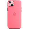 Чохол до мобільного телефона Apple iPhone 15 Plus Silicone Case with MagSafe - Pink,Model A3124 (MWNE3ZM/A) - Зображення 1