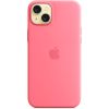 Чохол до мобільного телефона Apple iPhone 15 Plus Silicone Case with MagSafe - Pink,Model A3124 (MWNE3ZM/A) - Зображення 2