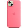 Чохол до мобільного телефона Apple iPhone 15 Plus Silicone Case with MagSafe - Pink,Model A3124 (MWNE3ZM/A) - Зображення 3