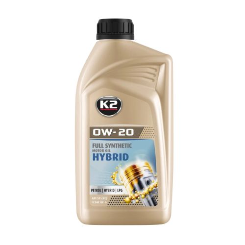 Моторна олива K2 Hybrid Oil 0W-20 1 л (O0521E)