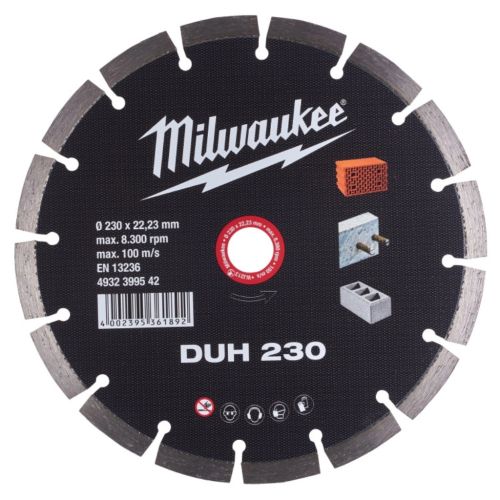 Круг відрізний Milwaukee алмазний DUH 230, 230мм (4932399542)