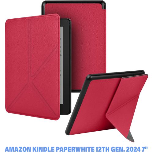 Чехол для электронной книги BeCover Ultra Slim Origami Amazon Kindle Paperwhite 12th Gen. 2024 7 Red (712841)