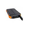Батарея универсальная Choetech 10000mAh 10W 2USB-A+USB-C,solar panel Black-Orange (B658-OR) - Изображение 1