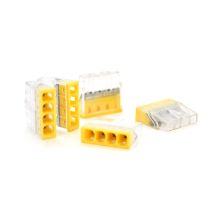З'єднувач кабелю 4-pin самозажимна аналог WAGO К773-204, 50штпак Voltronic (K204/50) З'єднувач кабелю 4-pin самозажимна аналог WAGO К773-204, 50штпак Voltronic (K204/50)