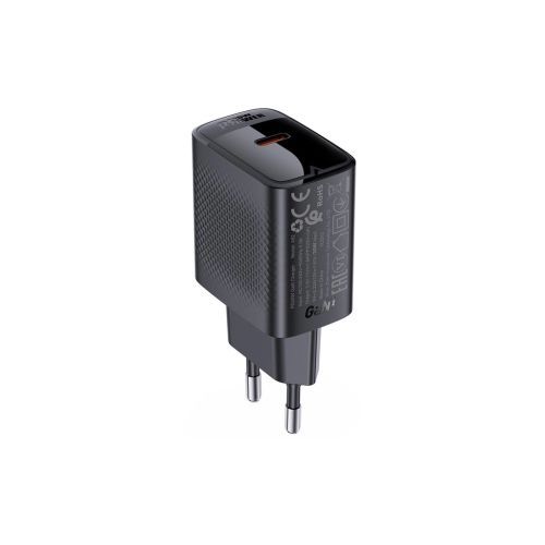 Зарядное устройство Acefast A82 USB-C PD20W GaN Black (6974316283232)