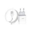 Зарядное устройство HOCO C72A USB + cable USB to USB-C 10.5W White (Hoco C72AW/Tc) - Изображение 2