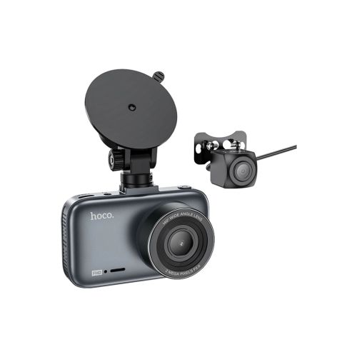 Видеорегистратор HOCO DV6 Driving recorder with 3-inch display(with rear camera) (6942007619745)