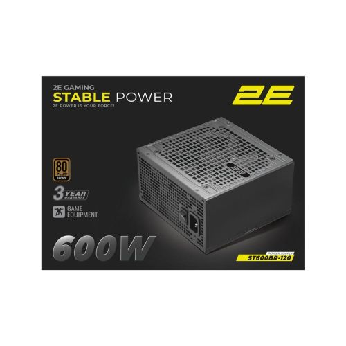 Блок живлення 2E 600W Stable Power ATX3.1 (2E-ST600BR-120)