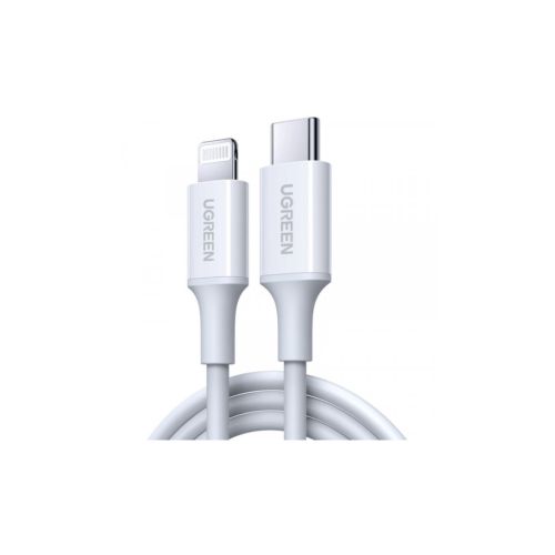 Дата кабель USB-C to Lightning 1.0m 3A US171 white UGREEN (10493)