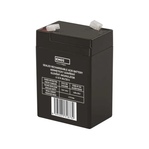 Батарея к ИБП EMOS B9641 AGM 6V 4Ah fast 4,7mm (B9641)