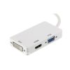 Порт-репликатор PowerPlant mini Display Port — HDMI, DVI, VGA (3 в 1) (CA910946) - Изображение 2