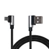 Дата кабель USB 2.0 AM to Micro 5P 1.0m Premium black REAL-EL (EL123500031) - Зображення 2