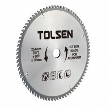 Диск пильный Tolsen пильный с ТВС напайками по алюминию 305х100Т*30мм (76570)