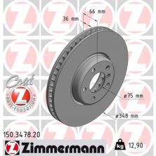 Гальмівний диск ZIMMERMANN 150.3478.20