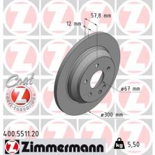 Гальмівний диск ZIMMERMANN 400.5511.20