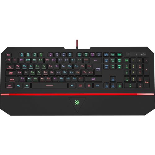 Клавиатура Defender Dominant GK-092L RGB USB Ru Black (45092)