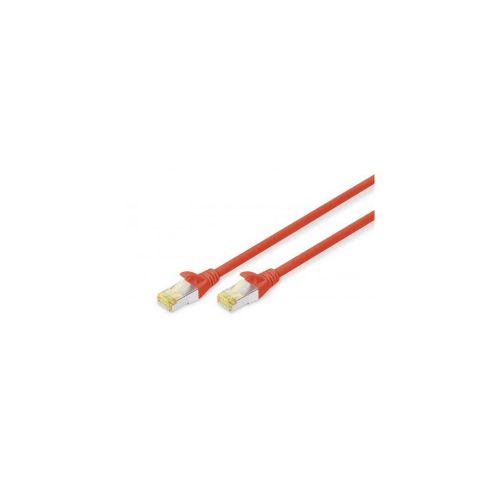 Патч-корд 1м, CAT 6a S-FTP, AWG 26/7, Cu, LSZH, red Digitus (DK-1644-A-010/R)