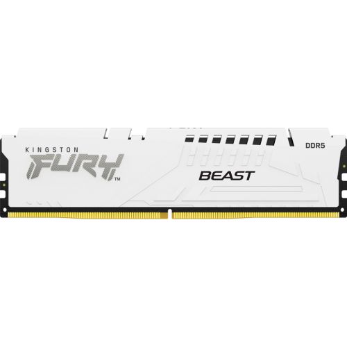 Модуль пам'яті для комп'ютера DDR5 16GB 5600 MHz FURY Beast White Kingston Fury (ex.HyperX) (KF556C36BWE-16)