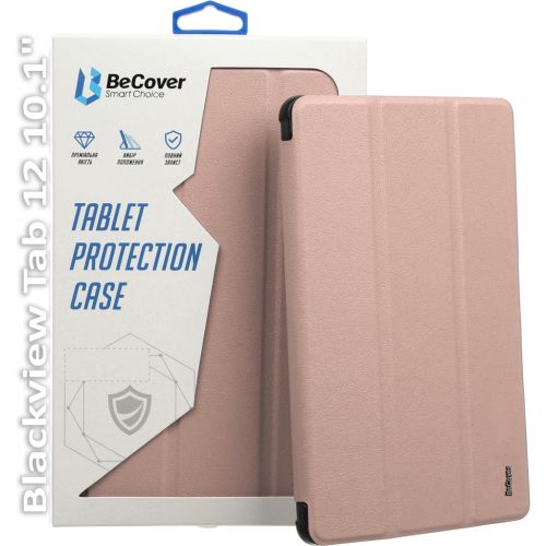 Чехол для планшета BeCover TPU Edge BeCover Blackview Tab 12 10.1 Rose Gold (709887)