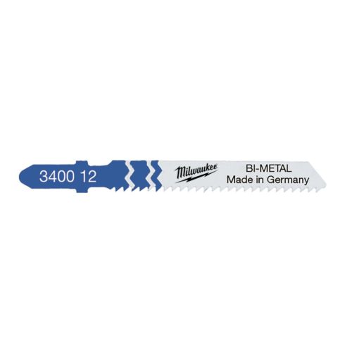 Полотно Milwaukee для лобзика T118BF Bi-Metal, 55мм/шаг зуба 2,0мм,5шт, универсальные (4932340012)