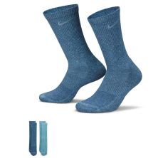 Шкарпетки Nike U NK EVERYDAY PLUS CUSH CREW 2PR DM7086-903 34-38 2 пари Синій/Блакитний (195244785339)