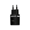 Зарядний пристрій HOCO C12 Smart dual USB charger Black (6957531063094) - Зображення 1