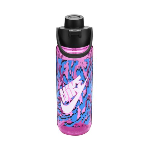 Бутылка для воды Nike TR Renew Recharge Chug Bottle 24 OZ рожевий, чорний, синій, білий 709 мл N.100.7637.660.24 (887791761897)