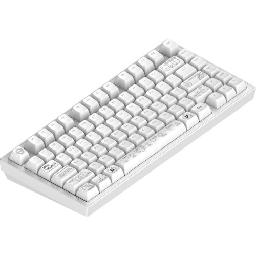 Клавіатура Dark Project ALU81 Terra Nova PBT RGB Mech G3MS Moonstone White (DPKB_NOVA_81_ANSI_WHITE_UA)