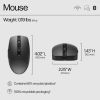 Мишка HP 710 Silent Rechargeable Wireless Black (6E6F2AA) - Зображення 2