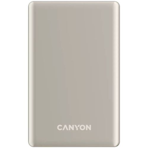 Батарея універсальна Canyon 5000mAh OnPower 505 slim Magsafe PD/20W Beige (CNS-CPB505BE)