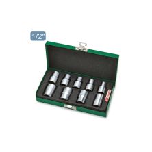 Набор головок Toptul TORX 1/2 E10-E24 9шт. (звезда Давида) (GAAD0907)