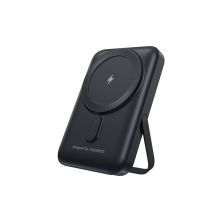 Батарея універсальна Choetech Magnetic Wireless 10000mAh 20W, PD, Qi-15W, USB-C In/Out, with holder, Black (B743-CCBK)