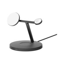 Зарядное устройство Belkin 3in1 Magnetic Pad Qi2 15W Black (WIZ032KQBK)