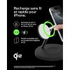 Зарядное устройство Belkin 3in1 Magnetic Pad Qi2 15W Black (WIZ032KQBK) - Изображение 2