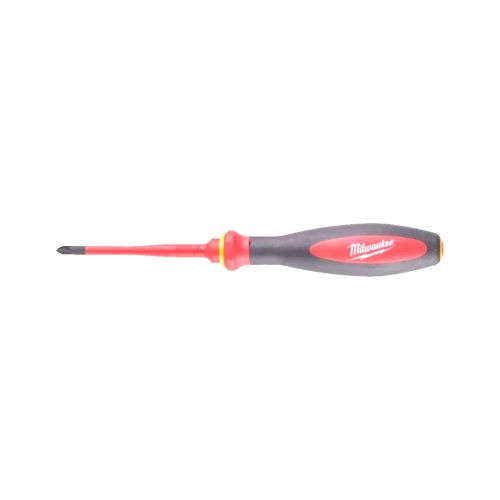 Отвертка Milwaukee VDE диэлектрическая тонкая PZ1х80мм (4932471450)