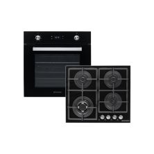 Комплект встраиваемой техники GRANADO GEO 62-1310 black + GGH 62-114 black glass